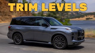 2025 INFINITI QX80 Trim Levels and Standard Features Explained [upl. by Ennairoc998]