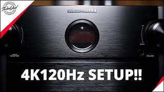 Marantz SR7015 Unboxing amp 4K120 8K Setup  Pre Amp Mode eARC amp Dolby Atmos Setup amp How to [upl. by Enirehtacyram307]