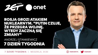 Rosja grozi atakiem nuklearnym quotPutin czuje że przegra wojnę Wtedy zaczną się zmianyquot [upl. by Aynod]