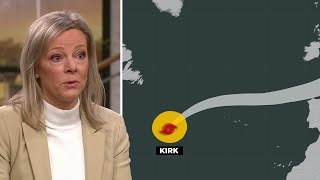 Så drar sig orkanen Kirk mot Sverige – ”Rejält blåsigt väder”  Nyhetsmorgon  TV4 amp TV4 Play [upl. by Launame]