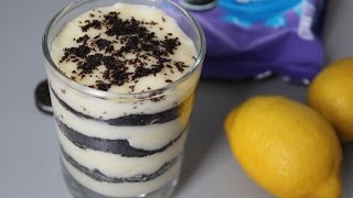 Lemon Oreo Parfait ♡ Verrine Citron amp Oreo ♡ حلى الكاسات بالأوريو والليمون [upl. by Geraldine]