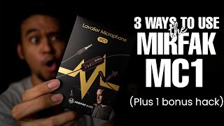 3 ways to use a wired lapel microphone  Mirfak MC1 Review [upl. by Adams]