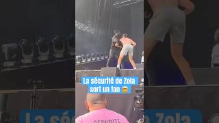 La sécurité de Zola sort un fan 🤯 [upl. by Elsi]