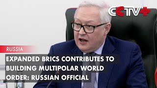 Expanded BRICS Contributes to Building Multipolar World Order Russian Official [upl. by Brost619]