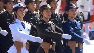 Melhor desfile militar feminino da china [upl. by Glover]