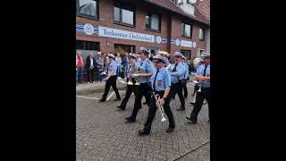 Schützenfest Esens 2024  Musikzug Middels  Auf der Vogelwiese beim Festumzug Sonntag [upl. by Gayler]