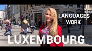 LUXEMBOURG STEET TALK LANGUAGES WORK [upl. by Akkeber100]