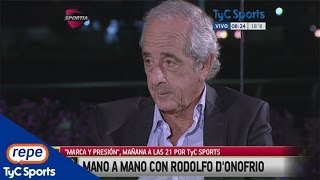 Rodolfo D´Onofrio quotDaniel Passarella es un desubicado por enfrentar a Grondonaquot HD [upl. by Hanikas734]