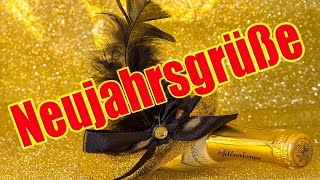 Neujahrsgrüße🍀🐞🎩 Frohes neues Jahr🧨🥂Happy New Year 🥂🍀 [upl. by Kcirb]