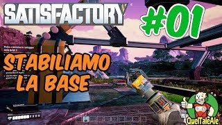 Satisfactory  Gameplay ITA  01  Pionieri dello spazio [upl. by Novonod795]