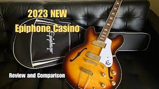 Epiphone Casino Vintage Sunburst 2023 ReviewComparison [upl. by Asen317]