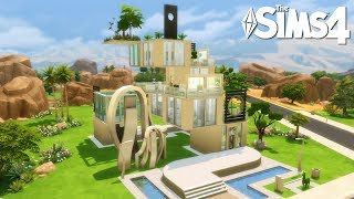 ¡Sorprendente casa futurista 😱 Los Sims 4 Speed Build FUTURISTIC HOUSE [upl. by Eesac]