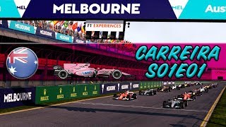 F1 2017  PTBR  S01E01  GP da AUSTRÁLIA  MODO CARREIRA 01 [upl. by Retepnhoj]