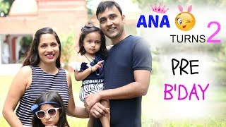 Ana Turns 2  PreBirthday Preparations Vlog  ShrutiArjunAnand [upl. by Kwabena]