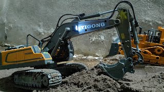 reverse RC excavator and tractor [upl. by Arv644]