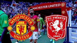 Europa League Clash Manchester United vs FC Twente  MEES HILGERS PES Gameplay [upl. by Sholom530]