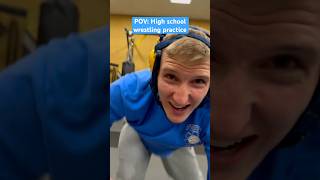 POV High School Wrestling Practice [upl. by Joelly539]