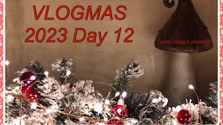 VLOGMAS 2023 Day 14 Crafty clegg’s creations [upl. by Aldus529]