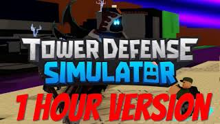 1 Hour TDS Korblox Deathwalker The Great Strategy Theme Unofficial OST Tower Defense Simulator [upl. by Yblok]