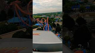 Fahrenheit 🔥 extremethrills youtubeshorts pov gopro hersheypark hersheypark [upl. by Sedinoel695]