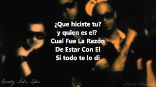 Que Hiciste Tu  Dubosky Ft Jowell amp Randy Original Con Letra HD [upl. by Fagan]