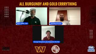 CWall Joins All Burgundy and Gold Errything to talk Commanders vs Giants [upl. by Alleon]