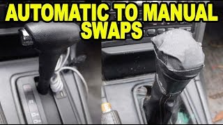 Automatic to Manual Transmission Swaps Is It Worth It [upl. by Adnohsed432]