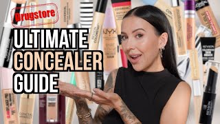 I Bought EVERY DRUGSTORE Concealer amp TESTED Them Back to Back [upl. by Spenser]