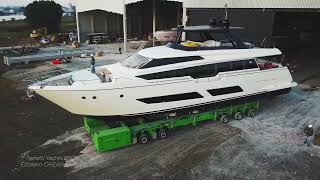 1ª Ferretti Yachts 850 Estaleiro OKEAN  julho2022 [upl. by Leary921]