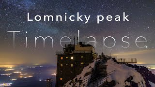 Łomnica Lomnicky peak  Timelapse 4K [upl. by Filemon260]