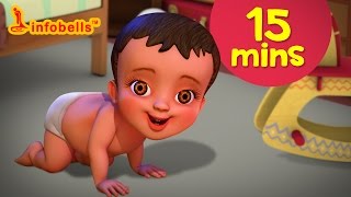 சாய்ந்தாடம்மா and more  Tamil Rhymes amp Baby Songs Collection  Infobells [upl. by Leur]