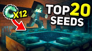 TOP 20 BEST NEW SEEDS For SPEEDRUNNING Bedrock [upl. by Enyalb296]