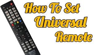 Universal Remote Set For Led TV  Crt Tv  All TV Codes  Led tv repair [upl. by Ailenroc519]