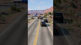 Realistic Highway Car Crashes 13BeamNG Drviecrash cars beamngdrive lover [upl. by Nollat]