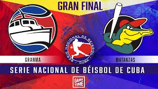 Granma v Matanzas  Serie Nacional de Beisbol de Cuba  June 29 2022 [upl. by Sudnor761]