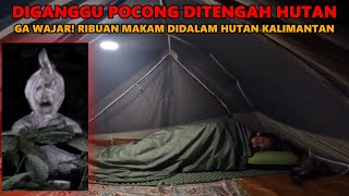 SOLO CAMPING DIHUTAN KALIMANTANKOK BANYAK KUBURAN [upl. by Nwadahs857]