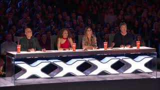 Great Talent  Golden Buzzer  Best gymnastic dance group named Zurcaroh  America´s Got Talent 2018 [upl. by Nellac]