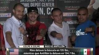 070811 Golpe a Golpe Programa de Boxeo Boxing Program 44 [upl. by Conners]