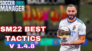 New SM22 UNBEATABLE Tactics for the Latest Update Soccer Manager 2022 [upl. by Anirbaz946]