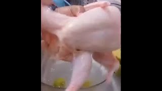 CLEAN AND WASH CHICKEN PREP [upl. by Tutankhamen545]