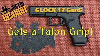 GLOCK 17 Gen5  Talon Grip Install [upl. by Gnahk]