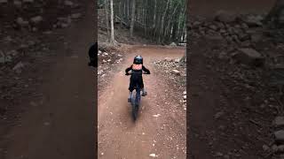 5 yo riding down Schooner in Wentworth NS mtb grom mtbfun [upl. by Orms]