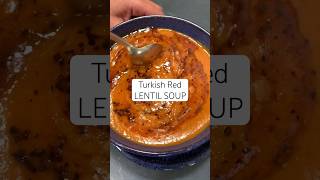 Turkish Red Lentil Soup Recipe Lentil Soup in 30Minutes shorts [upl. by Akins385]