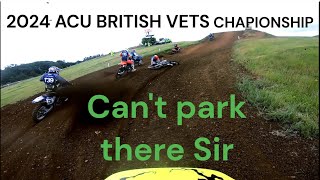 Toddington Mx track 2024 ACU British Vet Championship Over 50s race 3 [upl. by Meadow]