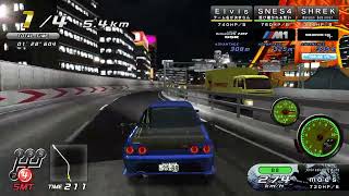 Wangan Midnight MAXIMUM TUNE 6R  PC ONLINE server  online ghost battle  c1 course [upl. by Alliuqa476]