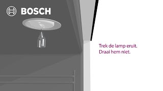 How to De lamp in een Bosch oven vervangen [upl. by Aleka]