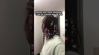 Fulani braids on short hair naturalhairstyles fulanibraids shortnaturalhair [upl. by Uttica628]