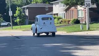 Tailing The Car  No Reserve 1950 Ford Prefect 3Sp Manual Restored  Collector Car Canada Lot 201 [upl. by Anerys]