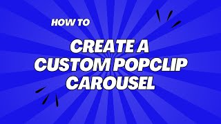 How to Create Popclips Shoppable Video Custom Carousel [upl. by Ahserb]