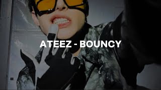 ateez  bouncy easy lyrics [upl. by Dnyletak]